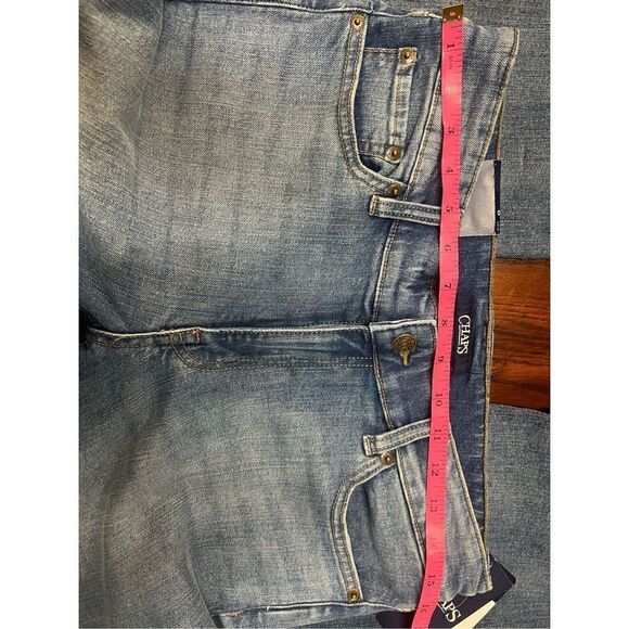 Chaps Women's Slim Fit Stretch Denim Light Authentic wash 8 New - Picture 4 of 7